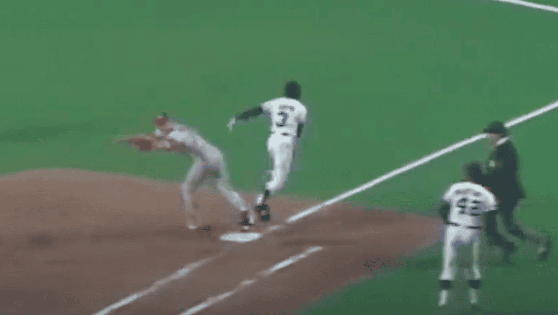 This image depicts Don Denkinger's infamous call during the 1985 World Series, highlighting a moment that still haunts bas...